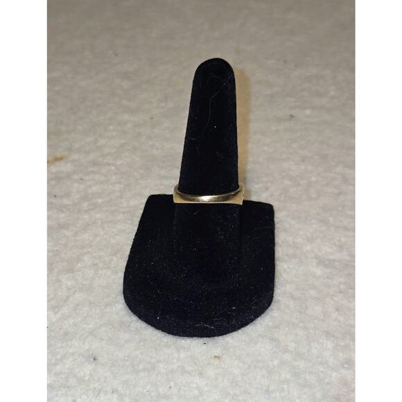 14K Yellow Gold Ruby & Diamond Accent Bypass Ring Size 7 Vintage Fine Jewelry - Picture 2 of 4